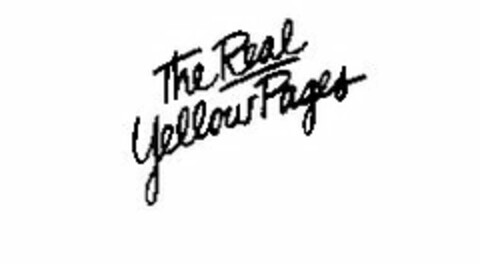 THE REAL YELLOW PAGES Logo (USPTO, 10/10/2016)