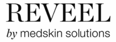 REVEEL BY MEDSKIN SOLUTIONS Logo (USPTO, 21.12.2016)