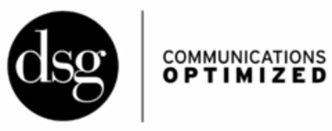 DSG | COMMUNICATIONS OPTIMIZED Logo (USPTO, 01/30/2017)