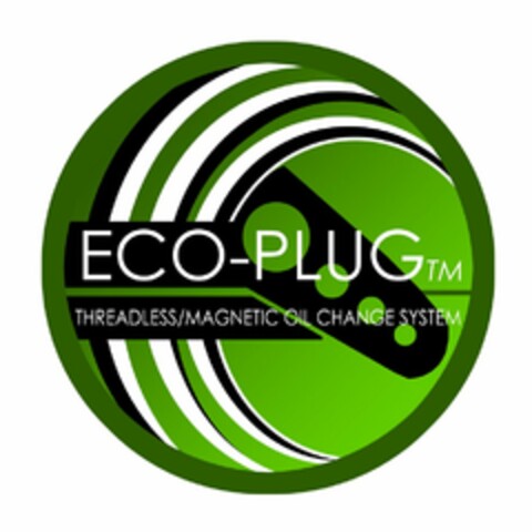 ECO-PLUG THREADLESS/MAGNETIC OIL CHANGE SYSTEM Logo (USPTO, 08.02.2017)