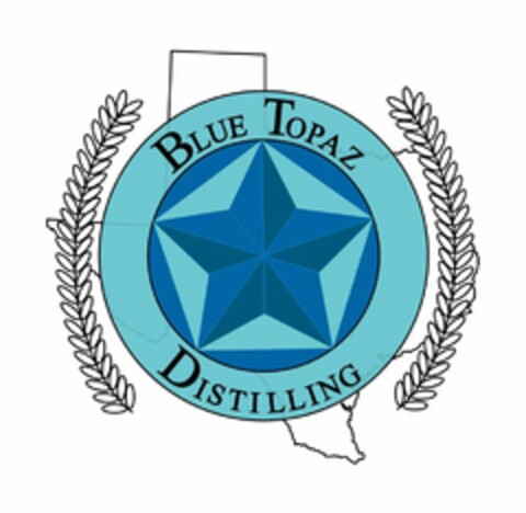 BLUE TOPAZ DISTILLING Logo (USPTO, 30.01.2018)