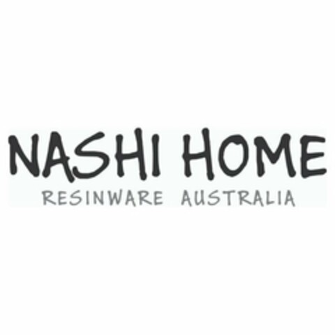 NASHI HOME RESINWARE AUSTRALIA Logo (USPTO, 02.07.2018)