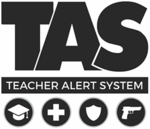 TAS TEACHER ALERT SYSTEM Logo (USPTO, 26.12.2018)