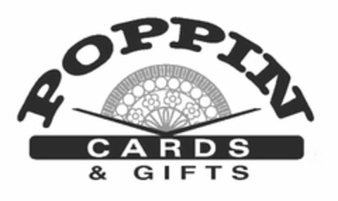 POPPIN CARDS & GIFTS Logo (USPTO, 03/16/2019)