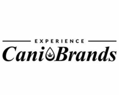EXPERIENCE CANI BRANDS Logo (USPTO, 18.07.2019)