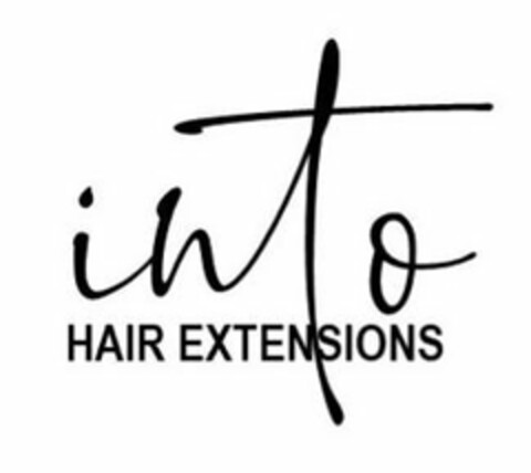 INTO HAIR EXTENSIONS Logo (USPTO, 07/20/2019)