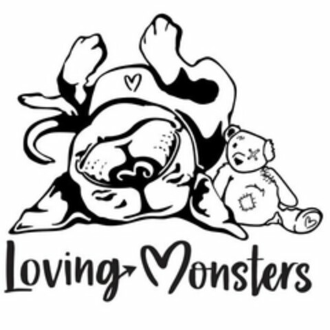 LOVING MONSTERS Logo (USPTO, 13.11.2019)