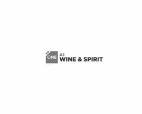 ONE A1 WINE & SPIRIT Logo (USPTO, 24.03.2020)