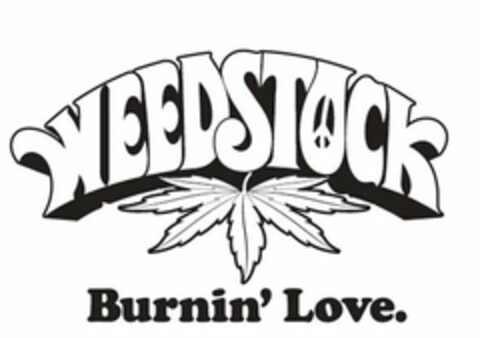 WEEDSTOCK BURNIN' LOVE. Logo (USPTO, 25.08.2020)