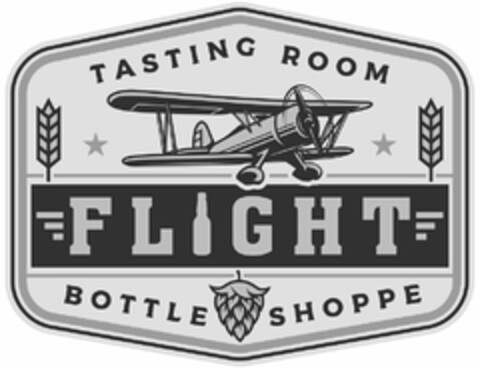 FLIGHT TASTING ROOM BOTTLE SHOPPE Logo (USPTO, 13.09.2020)