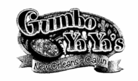 GUMBO YA YA'S NEW ORLEANS ~ CAJUN Logo (USPTO, 10.08.2009)