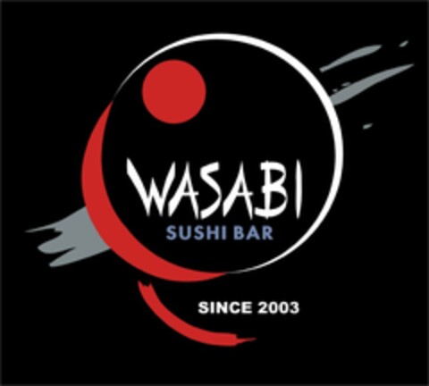 WASABI SUSHI BAR SINCE 2003 Logo (USPTO, 08/16/2010)
