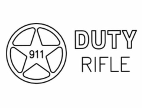 911 DUTY RIFLE Logo (USPTO, 10/06/2011)