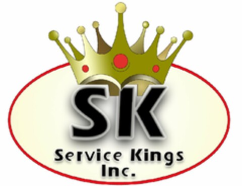 SK SERVICE KINGS INC. Logo (USPTO, 09.03.2012)