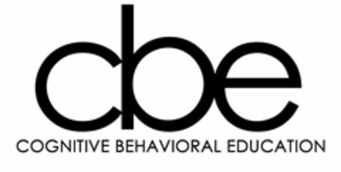 CBE COGNITIVE BEHAVIORAL EDUCATION Logo (USPTO, 06/25/2012)