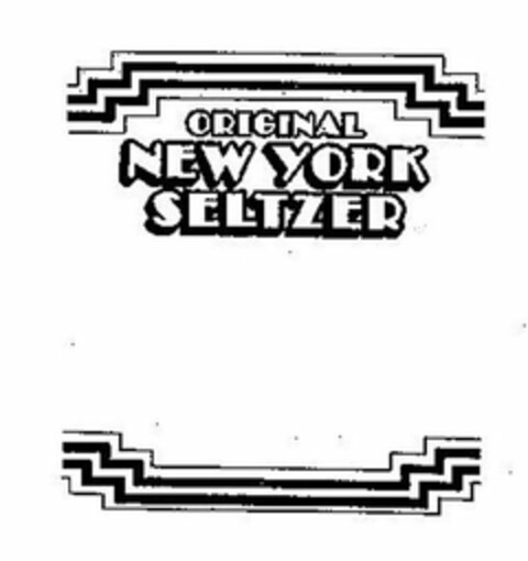 ORIGINAL NEW YORK SELTZER Logo (USPTO, 12.03.2013)