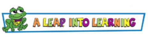 A L.E.A.P. INTO LEARNING Logo (USPTO, 18.03.2013)