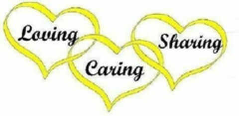 LOVING CARING SHARING Logo (USPTO, 28.06.2013)