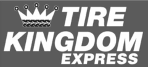 TIRE KINGDOM EXPRESS Logo (USPTO, 10.07.2013)