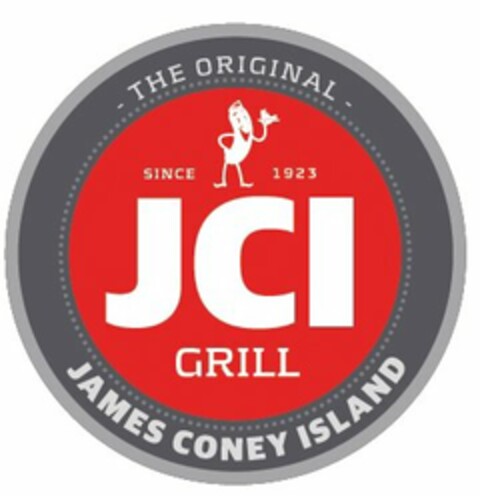 JCI GRILL THE ORIGINAL JAMES CONEY ISLAND SINCE 1923 Logo (USPTO, 04.08.2014)