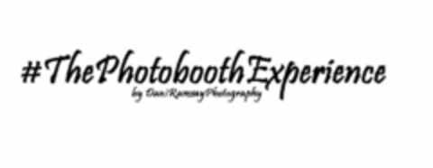 #THEPHOTOBOOTHEXPERIENCE BY DANI RAMSAY PHOTOGRAPHY Logo (USPTO, 08/21/2014)