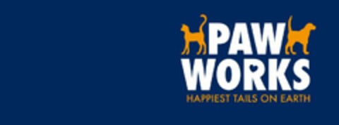 PAW WORKS HAPPIEST TAILS ON EARTH Logo (USPTO, 21.10.2014)