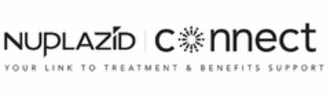 NUPLAZID CONNECT YOUR LINK TO TREATMENT & BENEFITS SUPPORT Logo (USPTO, 04/26/2016)