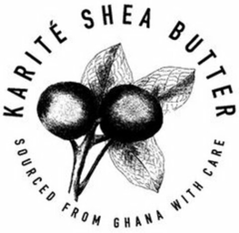 KARITÉ SHEA BUTTER SOURCED FROM GHANA WITH CARE Logo (USPTO, 17.06.2016)