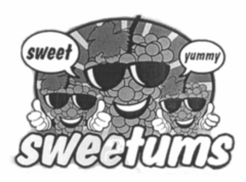 SWEETUMS, SWEET AND YUMMY Logo (USPTO, 28.07.2016)