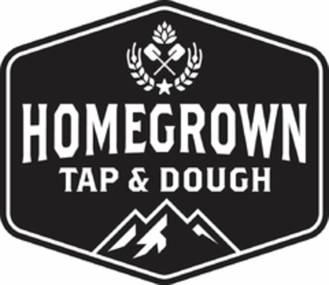 HOMEGROWN TAP & DOUGH Logo (USPTO, 29.09.2016)