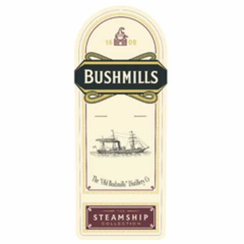 BUSHMILLS 1608 THE "OLD BUSHMILLS" DISTILLERY CO. THE STEAMSHIP COLLECTION Logo (USPTO, 01.11.2016)