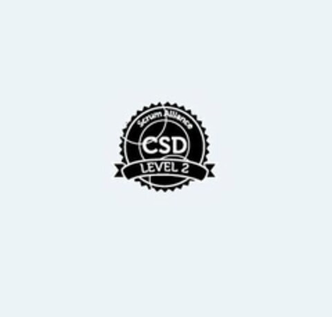 CSD SCRUM ALLIANCE LEVEL 2 Logo (USPTO, 20.03.2017)