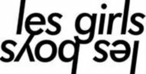 LES GIRLS LES BOYS Logo (USPTO, 04/21/2017)