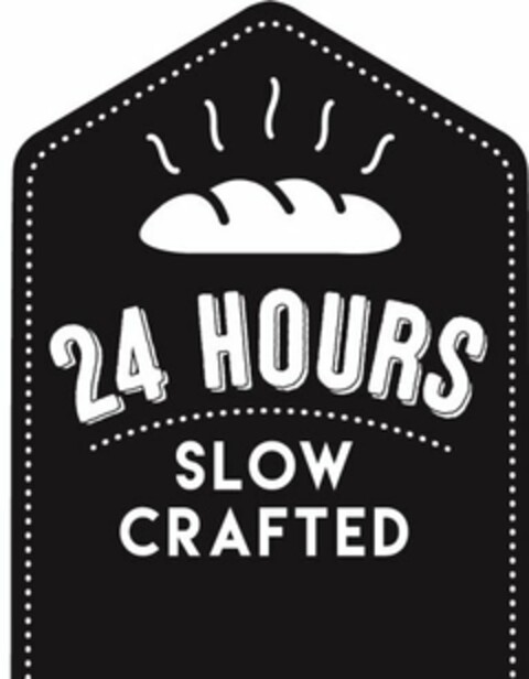 24 HOURS SLOW CRAFTED Logo (USPTO, 30.11.2017)