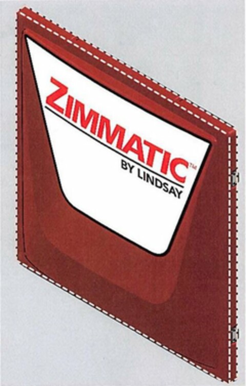 ZIMMATIC BY LINDSAY Logo (USPTO, 29.12.2017)
