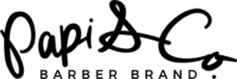 PAPISCO BARBER BRAND Logo (USPTO, 05/02/2018)