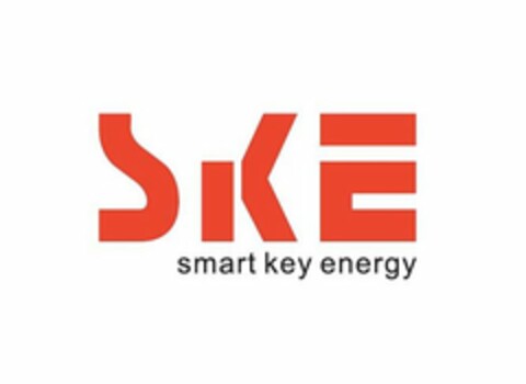 SKE SMART KEY ENERGY Logo (USPTO, 19.06.2018)