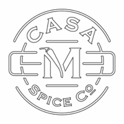 CASA M SPICE CO Logo (USPTO, 27.06.2018)