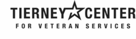 TIERNEY CENTER FOR VETERAN SERVICES Logo (USPTO, 06.11.2018)