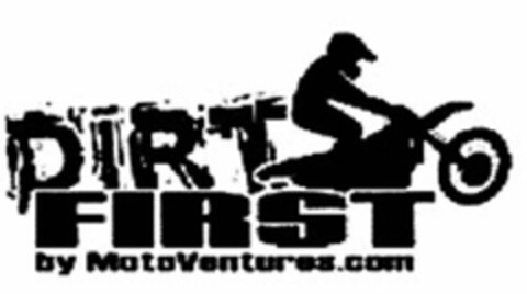 DIRT FIRST BY MOTOVENTURES.COM Logo (USPTO, 05/29/2019)