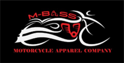 M-BASS MOTORCYCLE APPAREL COMPANY Logo (USPTO, 09/10/2019)