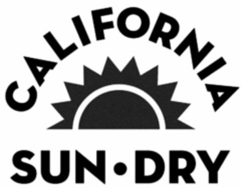 CALIFORNIA SUN · DRY Logo (USPTO, 26.11.2019)
