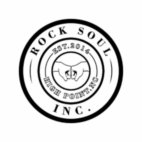 ROCK SOUL INC. EST. 2014 HIGH POINT, NC Logo (USPTO, 18.02.2020)