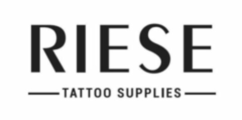 RIESE TATTOO SUPPLIES Logo (USPTO, 26.05.2020)