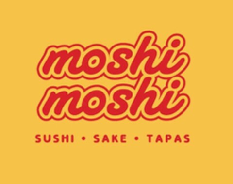 MOSHI MOSHI SUSHI  SAKE TAPAS Logo (USPTO, 17.09.2020)