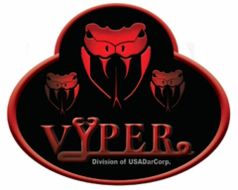 VYPER DIVISION OF USADARCORP. Logo (USPTO, 11.05.2009)