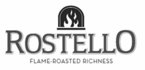 ROSTELLO FLAME-ROASTED RICHNESS Logo (USPTO, 10.12.2009)