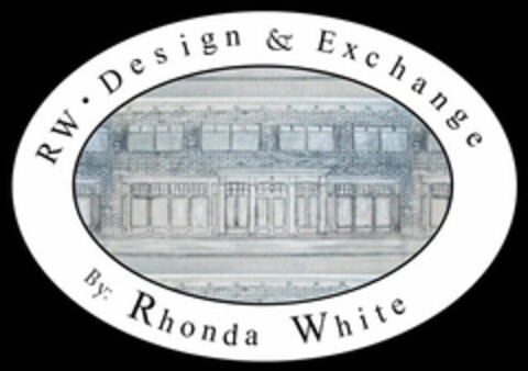 RW · DESIGN & EXCHANGE BY RHONDA WHITE Logo (USPTO, 07.03.2010)