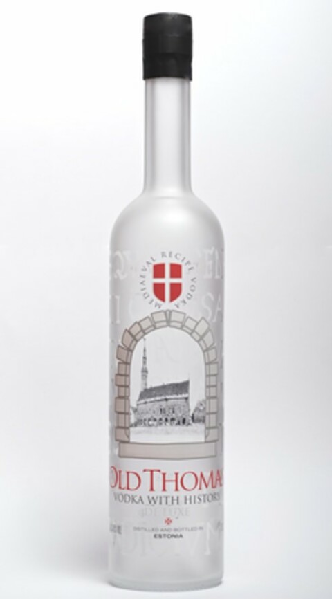 OLD THOMAS VODKA VODKA WITH HISTORY MEDIAEVAL RECIPE VODKA DELUXE Q EM I SA M Logo (USPTO, 28.04.2010)