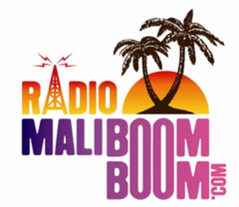 RADIO MALIBOOM BOOM .COM Logo (USPTO, 08/02/2010)